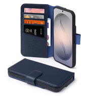 Samsung Galaxy S26 Ultra Hoesje - Luxe Leren MobyDefend Wallet Bookcase - Blauw