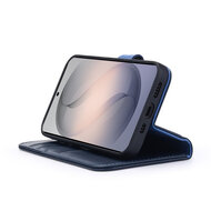 Samsung Galaxy S26 Ultra Hoesje - Luxe Leren MobyDefend Wallet Bookcase - Blauw