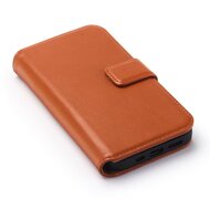 Samsung Galaxy S26 Ultra Hoesje - Luxe Leren MobyDefend Wallet Bookcase - Bruin