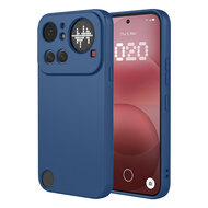 Nothing Phone (4a) Pro Hoesje - MobyDefend Matte Siliconen Backcover - Blauw