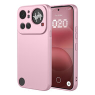 Nothing Phone (4a) Pro Hoesje - MobyDefend Matte Siliconen Backcover - Licht Roze