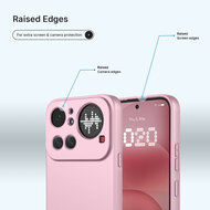 Nothing Phone (4a) Pro Hoesje - MobyDefend Matte Siliconen Backcover - Licht Roze