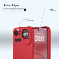 Nothing Phone (4a) Pro Hoesje - MobyDefend Matte Siliconen Backcover - Framboosrood