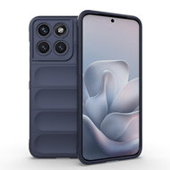 Motorola Edge 70 Fusion Hoesje - MobyDefend TPU Gripcase - Blauw