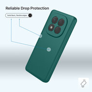 Xiaomi Redmi Note 15 4G Hoesje - MobyDefend Matte Siliconen Backcover - Groen