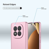 Xiaomi Redmi Note 15 4G Hoesje - MobyDefend Matte Siliconen Backcover - Licht Roze