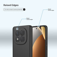 Xiaomi Redmi Note 15 5G Hoesje - MobyDefend Matte Siliconen Backcover - Zwart