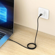 Tech-Protect Ultraboost DNA USB-A naar Lightning kabel - 1 Meter - Zwart-Grijs