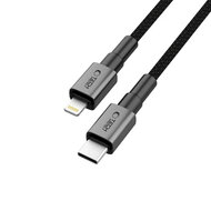 Tech-Protect Ultraboost DNA USB-C naar Lightning kabel - 0,25 Meter - Zwart-Grijs