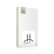 Tech-Protect Ultraboost DNA USB-C naar USB-C kabel - 0,25 Meter - Zwart-Grijs