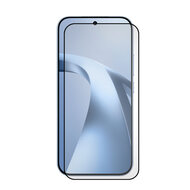 Xiaomi 17T Screenprotector - MobyDefend Screensaver Met Zwarte Randen - Gehard Glas 