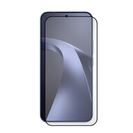 Xiaomi 17T Pro Screenprotector - MobyDefend Screensaver Met Zwarte Randen - Gehard Glas 