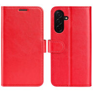 Samsung Galaxy A27 Hoesje - MobyDefend Wallet Book Case (Sluiting Achterkant) - Rood