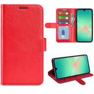 Samsung Galaxy A27 Hoesje - MobyDefend Wallet Book Case (Sluiting Achterkant) - Rood