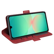 Samsung Galaxy A27 Hoesje - MobyDefend Luxe Wallet Book Case (Sluiting Zijkant) - Rood