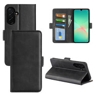 Samsung Galaxy A27 Hoesje - MobyDefend Luxe Wallet Book Case (Sluiting Zijkant) - Zwart