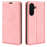 Samsung Galaxy A27 Hoesje - MobyDefend Luxe Wallet Bookcase (Magnetische Sluiting) - Roze