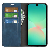 Samsung Galaxy A27 Hoesje - MobyDefend Luxe Wallet Bookcase (Magnetische Sluiting) - Blauw