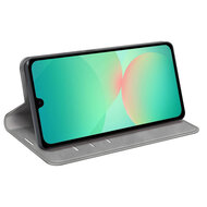 Samsung Galaxy A27 Hoesje - MobyDefend Luxe Wallet Bookcase (Magnetische Sluiting) - Grijs