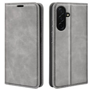 Samsung Galaxy A27 Hoesje - MobyDefend Luxe Wallet Bookcase (Magnetische Sluiting) - Grijs