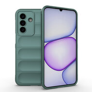 Samsung Galaxy A27 Hoesje - MobyDefend TPU Gripcase - Groen