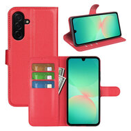 Samsung Galaxy A27 Hoesje - MobyDefend Kunstleren Wallet Book Case (Sluiting Voorkant) - Rood