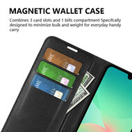 Samsung Galaxy A27 Hoesje - MobyDefend Kunstleren Wallet Book Case (Sluiting Voorkant) - Bruin