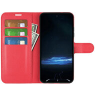 Sony Xperia 1 VIII Hoesje - MobyDefend Kunstleren Wallet Book Case (Sluiting Voorkant) - Rood