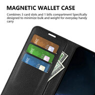 Sony Xperia 1 VIII Hoesje - MobyDefend Kunstleren Wallet Book Case (Sluiting Voorkant) - Zwart