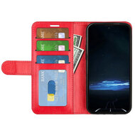 Sony Xperia 1 VIII Hoesje - MobyDefend Wallet Book Case (Sluiting Achterkant) - Rood