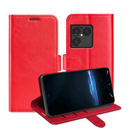 Sony Xperia 1 VIII Hoesje - MobyDefend Wallet Book Case (Sluiting Achterkant) - Rood