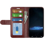 Sony Xperia 1 VIII Hoesje - MobyDefend Wallet Book Case (Sluiting Achterkant) - Bruin