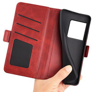 Sony Xperia 1 VIII Hoesje - MobyDefend Luxe Wallet Book Case (Sluiting Zijkant) - Rood