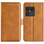 Sony Xperia 1 VIII Hoesje - MobyDefend Luxe Wallet Book Case (Sluiting Zijkant) - Lichtbruin