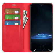 Sony Xperia 1 VIII Hoesje - MobyDefend Luxe Wallet Bookcase (Magnetische Sluiting) - Rood