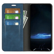Sony Xperia 1 VIII Hoesje - MobyDefend Luxe Wallet Bookcase (Magnetische Sluiting) - Blauw