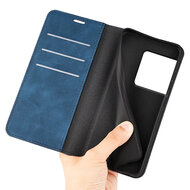 Sony Xperia 1 VIII Hoesje - MobyDefend Luxe Wallet Bookcase (Magnetische Sluiting) - Blauw