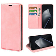 Xiaomi 17T Hoesje - MobyDefend Luxe Wallet Bookcase (Magnetische Sluiting) - Roze