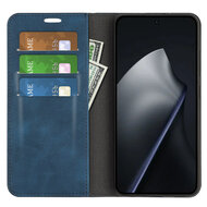 Xiaomi 17T Hoesje - MobyDefend Luxe Wallet Bookcase (Magnetische Sluiting) - Blauw