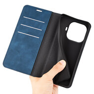 Xiaomi 17T Hoesje - MobyDefend Luxe Wallet Bookcase (Magnetische Sluiting) - Blauw