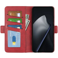 Xiaomi 17T Hoesje - MobyDefend Luxe Wallet Book Case (Sluiting Zijkant) - Rood