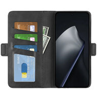 Xiaomi 17T Hoesje - MobyDefend Luxe Wallet Book Case (Sluiting Zijkant) - Zwart