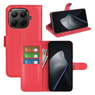 Xiaomi 17T Hoesje - MobyDefend Kunstleren Wallet Book Case (Sluiting Voorkant) - Rood