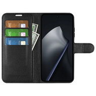 Xiaomi 17T Hoesje - MobyDefend Kunstleren Wallet Book Case (Sluiting Voorkant) - Zwart