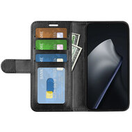 Xiaomi 17T Hoesje - MobyDefend Wallet Book Case (Sluiting Achterkant) - Zwart