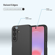 Samsung Galaxy A27 Hoesje - MobyDefend Matte Siliconen Backcover - Zwart