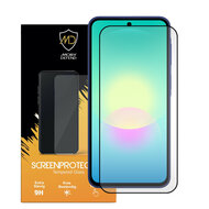 Samsung Galaxy A27 Screenprotector - MobyDefend Screensaver Met Zwarte Randen - Gehard Glas 