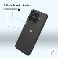 Xiaomi 17T Hoesje - MobyDefend Matte Siliconen Backcover - Zwart