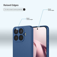 Xiaomi 17T Hoesje - MobyDefend Matte Siliconen Backcover - Blauw