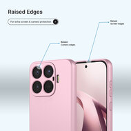 Xiaomi 17T Hoesje - MobyDefend Matte Siliconen Backcover - Licht Roze